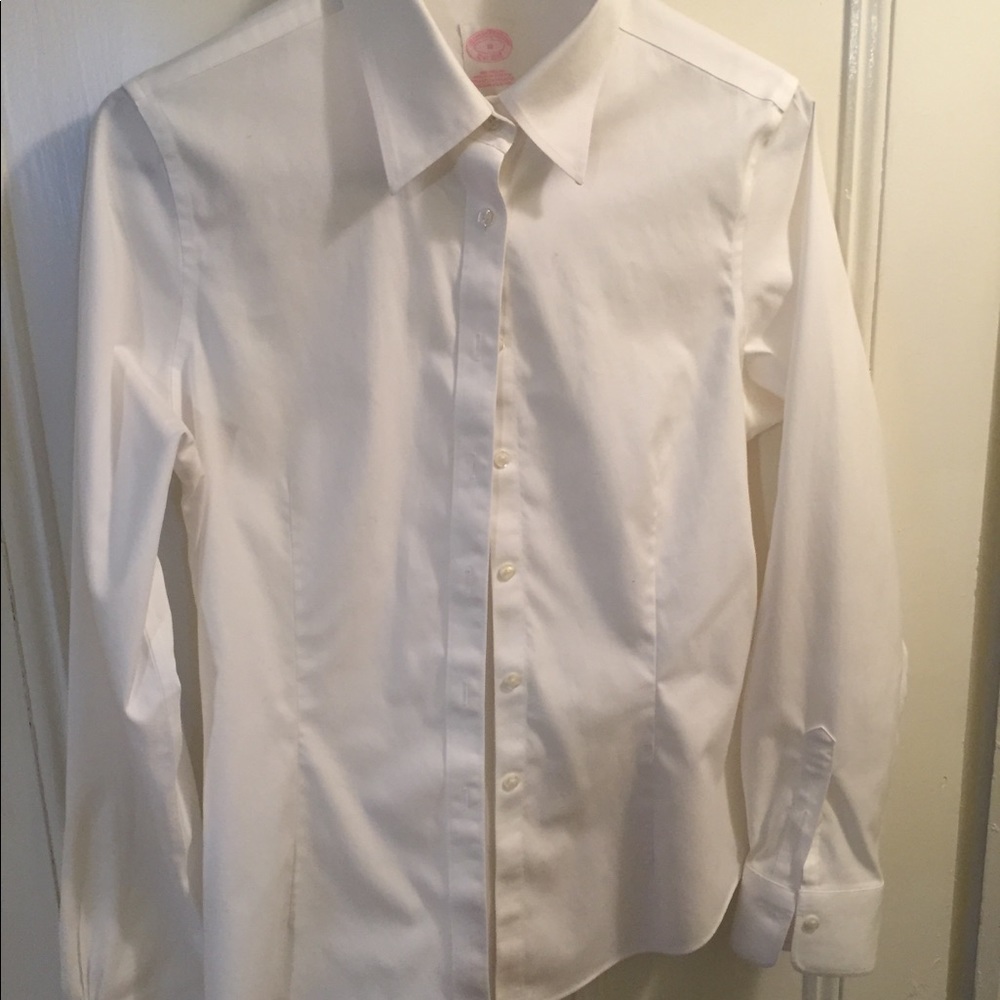 Brooks brothers white non iron